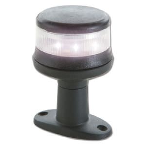 TREM ALL ROUND WHITE LED NAV LIGHT C/W PEDESTAL WH (click for enlarged image)